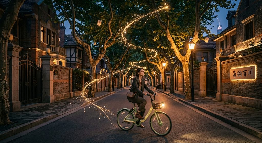 上海夜生活：夜骑衡复风貌区，丈量最美的海派风情